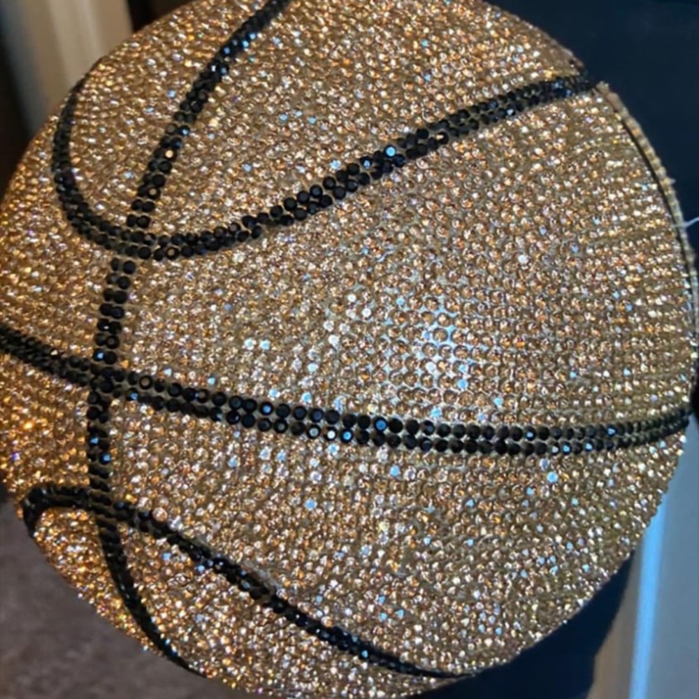 Basketball Rhinestone purse